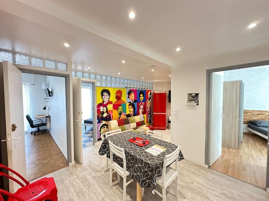 Appartement Avec 4 Chambres Doubles - Proche De La Mer, Des Transports Et De La Promenade Des Anglais Niza Exterior foto