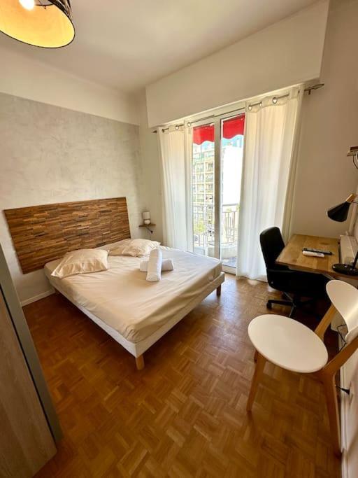 Appartement Avec 4 Chambres Doubles - Proche De La Mer, Des Transports Et De La Promenade Des Anglais Niza Exterior foto
