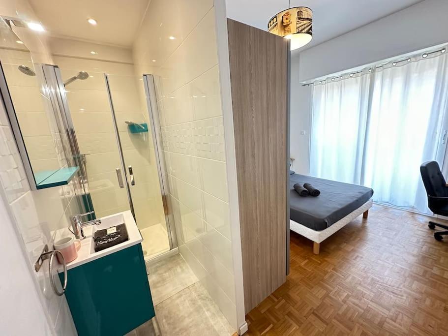 Appartement Avec 4 Chambres Doubles - Proche De La Mer, Des Transports Et De La Promenade Des Anglais Niza Exterior foto